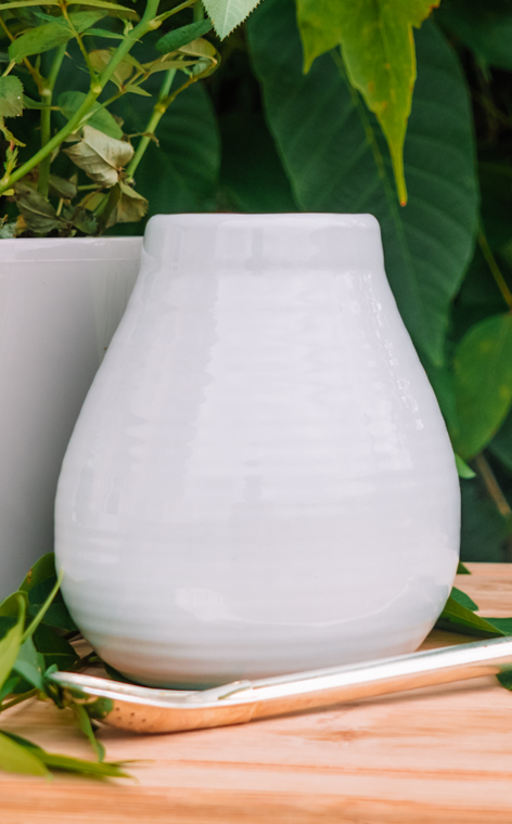 Tykwa - Ceramiczna miodowo szary | 330 ml