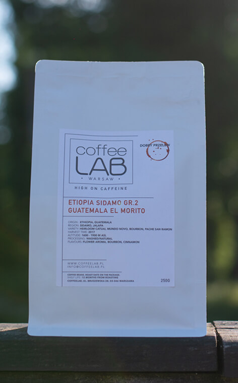 Coffeelab - Etiopia Sidamo Gr.2 + Guatemala El Morito | kawa ziarnista | 250g