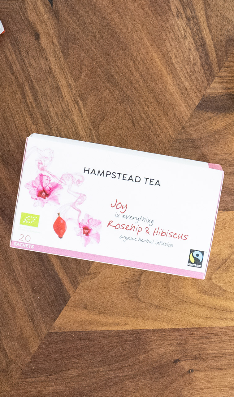 Hampstead Tea - Joy Rosehip & Hibiscus | napar zioÅ‚owy bio | 20 saszetek