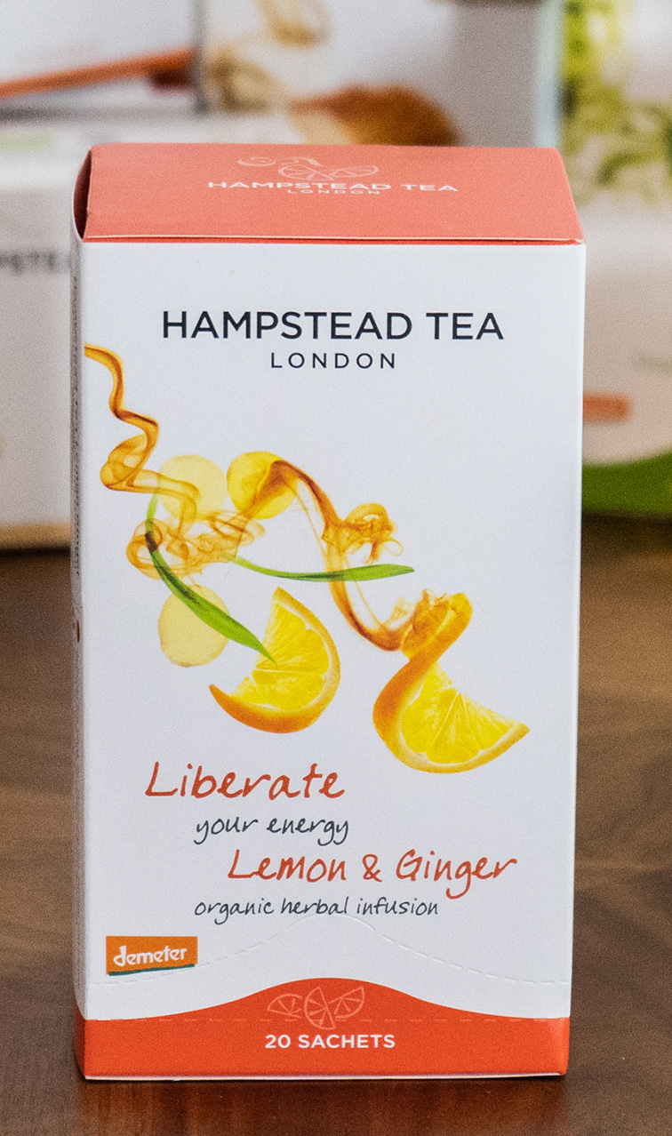 Hampstead Tea - Liberate Lemon & Ginger | napar zioÅ‚owy bio | 20 saszetek