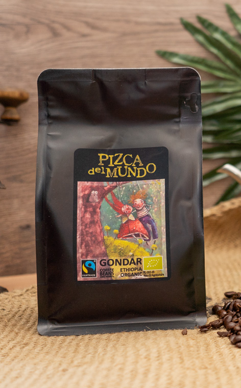 Pizca del Mundo - Gondar | kawa ziarnista z Etiopii | Organic - Fairtrade | 250g