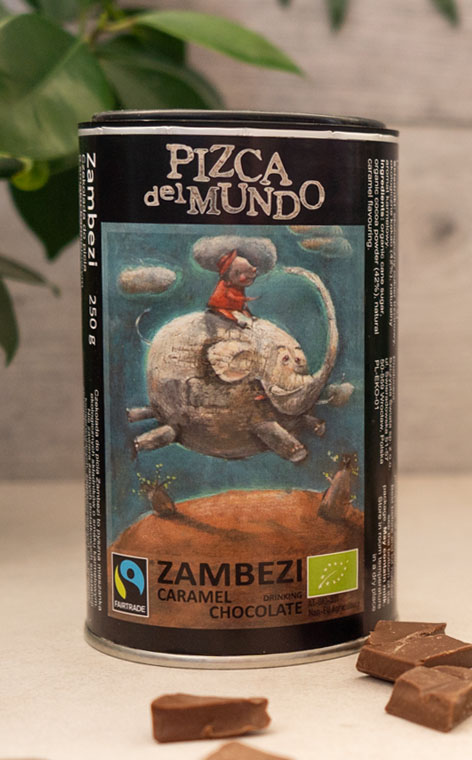 Pizca del Mundo - Zambezi | czekolada do picia o smaku karmelowym | 250g