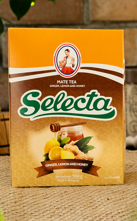 Selecta - Ginger, Lemon and Honey | yerba mate | 500g